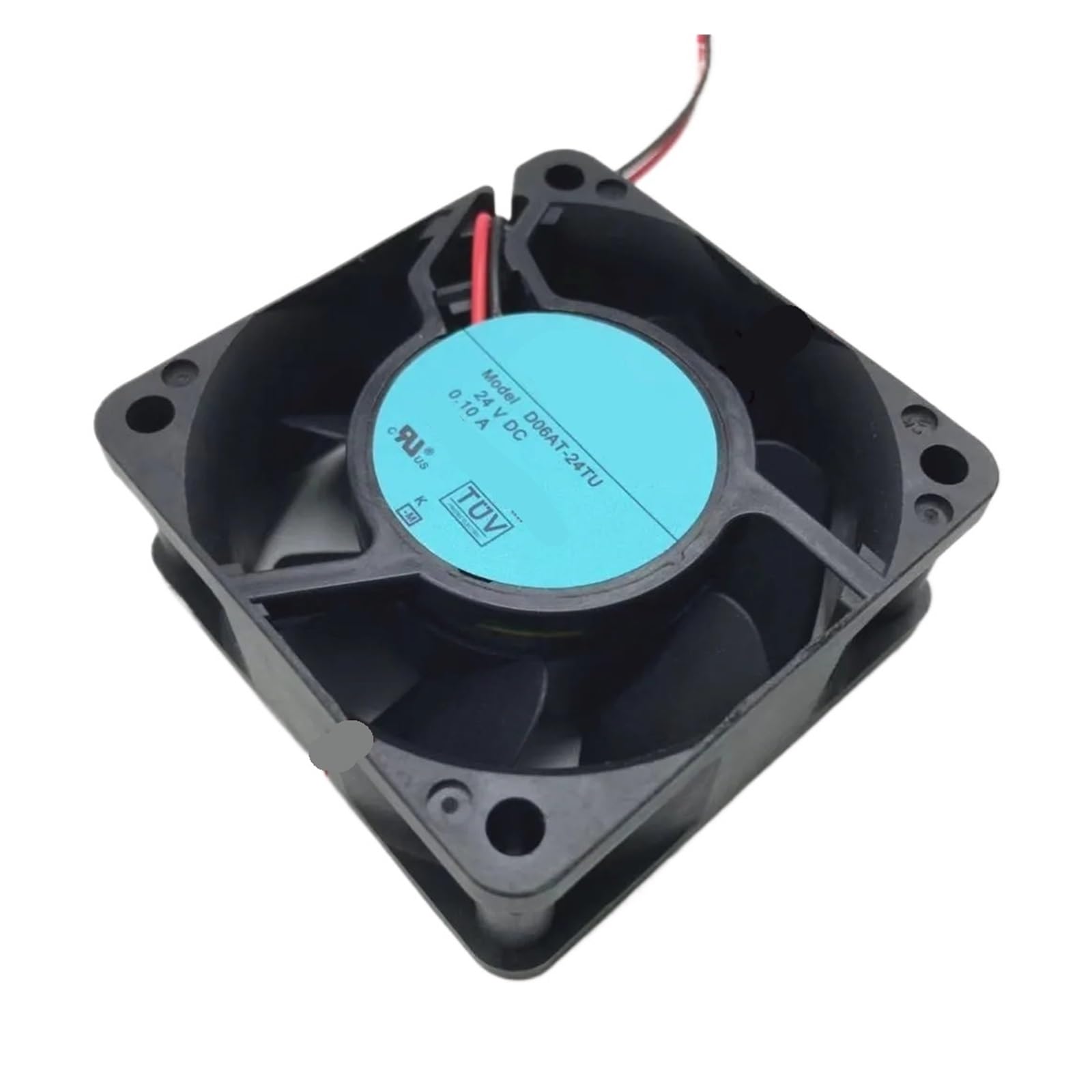 UITGVDQAT D06AT-24TU DC 24V 0.10A 60x60x25mm 2-Wire Server Cooling Fan