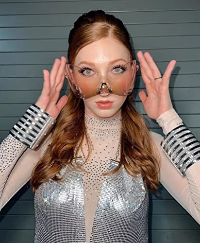 FEISEDY-Oversized-Shield-Futuristic-Sunglasses-for-Women-Men-Alien-Fashion-Y2K-Wrap-Around-Visor-Sun-Glasses-Shades-B9101