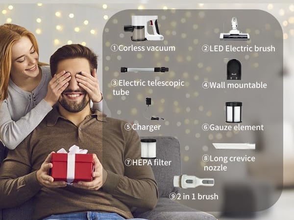 Miniatura 7 de Aspiradora inalámbrica, aspiradora de mano ligera recargable, aspiradora portátil para el hogar, pelo de mascotas, alfombras y limpieza del