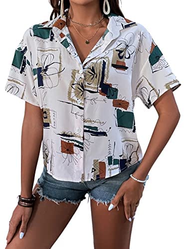 dhruvi trendz Oversized Shirt for Women – Korean Casual Short Sleeve Loose Fit Top | Plus Size Summer Wear for Girls & Women-picture-14