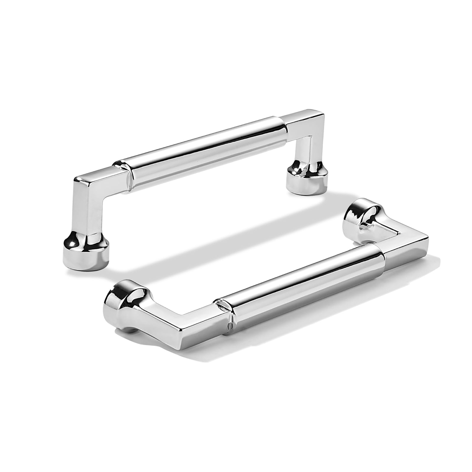 Khtumeware - 80345 Polished Chrome Cabinet Pulls CTC 4 in (102 mm) 10 Pack