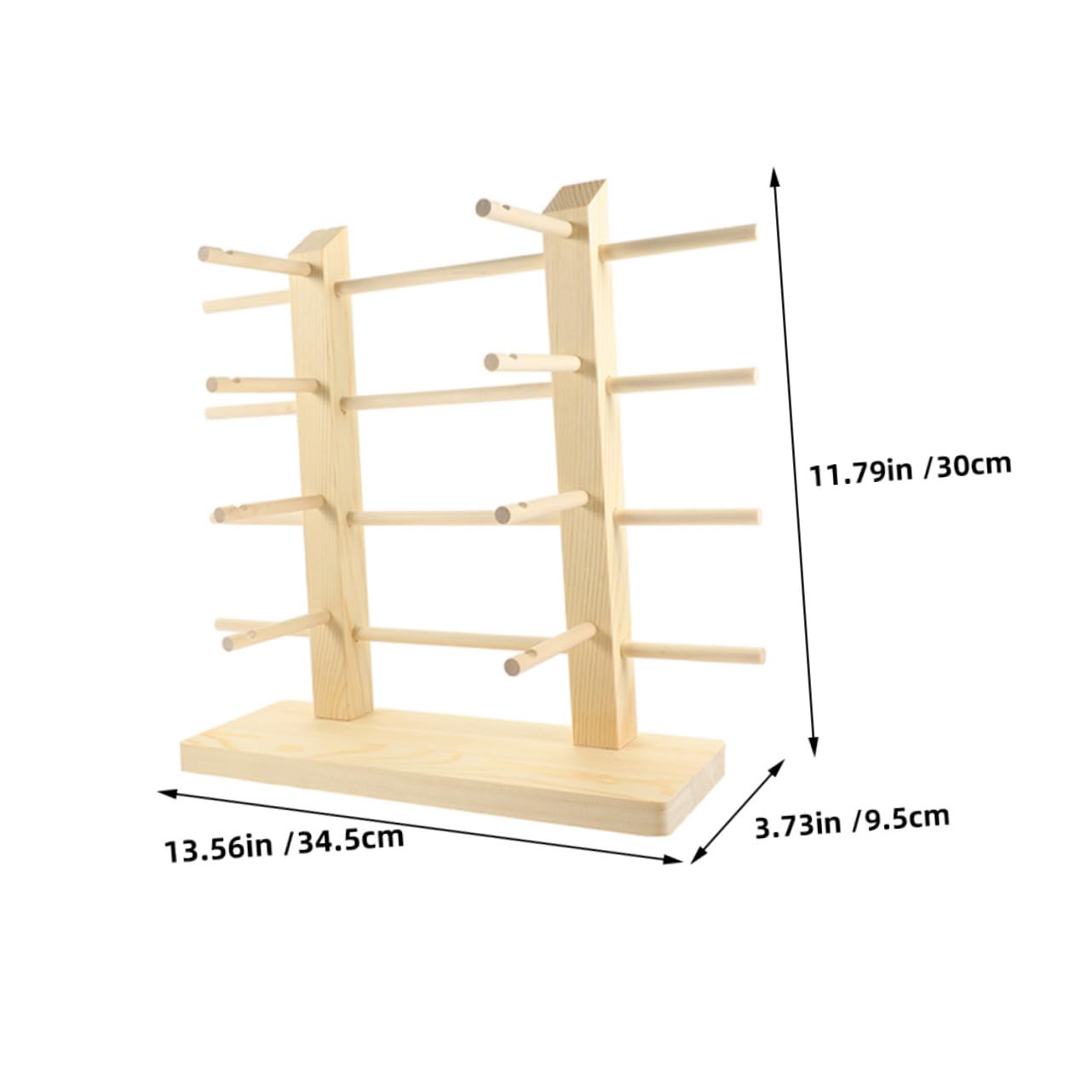 2piezas Expositor de Gafas de Madera Organizador de Escritorio para Gafas de Sol Unidades para Tiendas y Uso Doméstico Elegante y Resistente