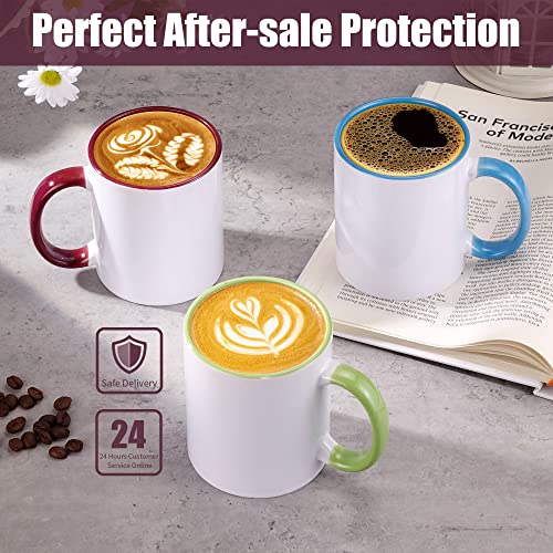 image for TANGLONG Sublimation Mugs 11 oz Sublimation Cups Bulk Coffee Mugs Taza