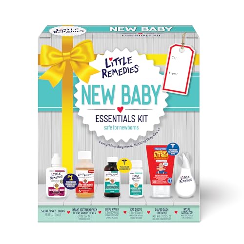 New Baby Essentials Kit, 6 Newborn Essentials, Saline
