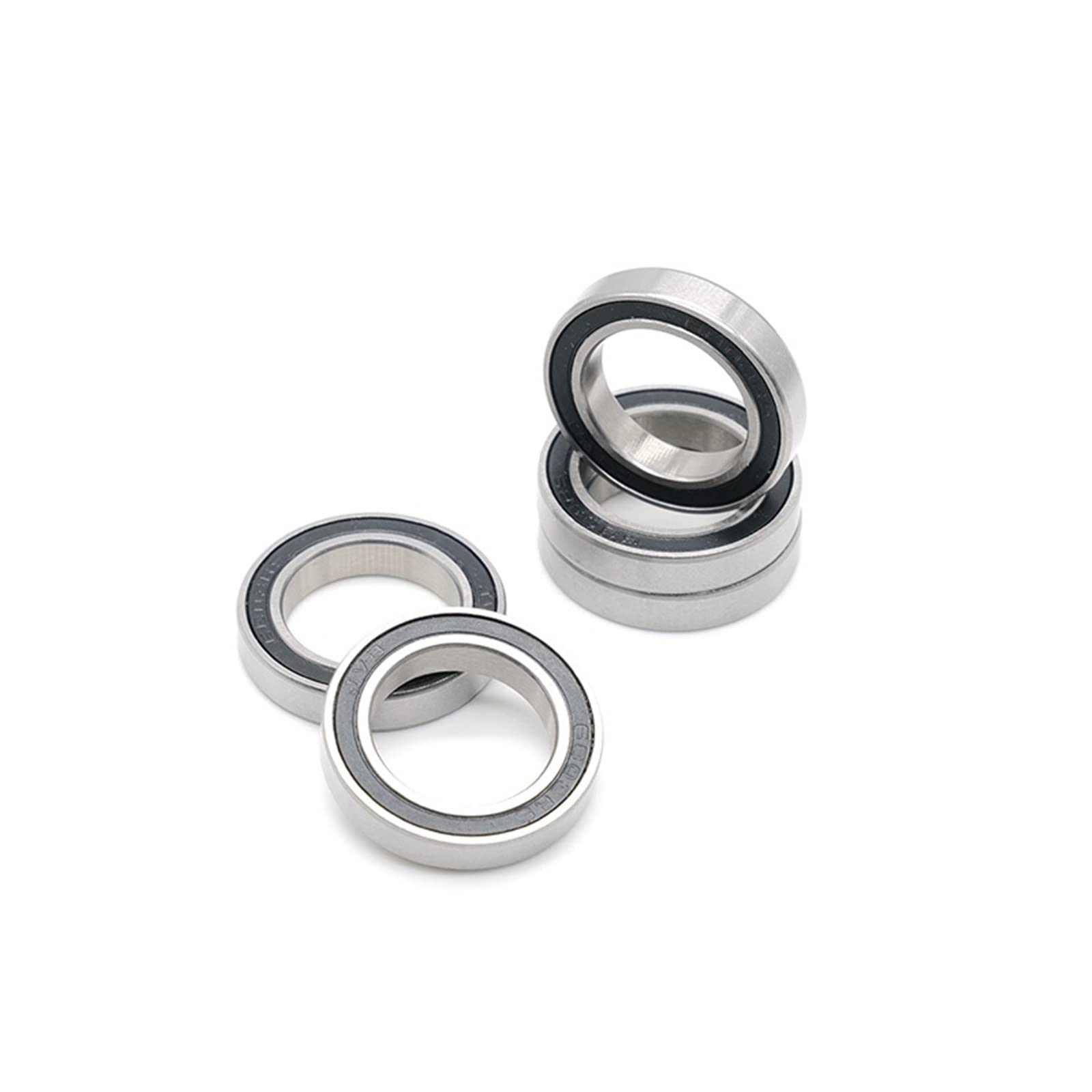 10 cuscinetti a sfere a gola profonda ABEC-7 6801RS 12 x 21 x 5 mm