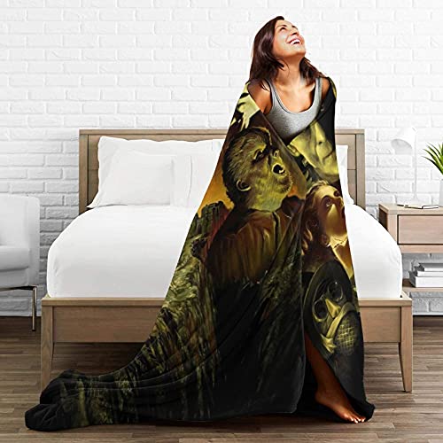 Mioolkt Frankenstein Blanket Throw Blankets Ultra Soft Flannel Lightweight Throws For Couch, Bed thumb #4