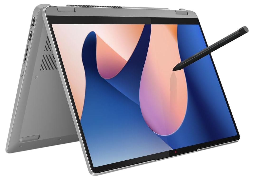 Lenovo IdeaPad Flex 5 14IRU8, 2 in 1 Laptop, 14" WUXGA Touch Display, Intel Core i5-1335U, 8GB RAM, 512GB SSD, Iris Xe Graphics, Win11, Backlit Eng-Arabic, Arctic Grey - [82Y0008GAX]