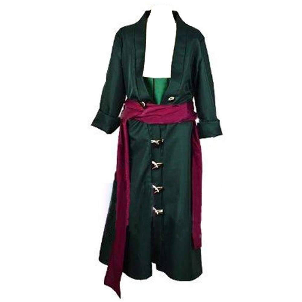 US Men's Adult Green Kimono Cosplay Costume