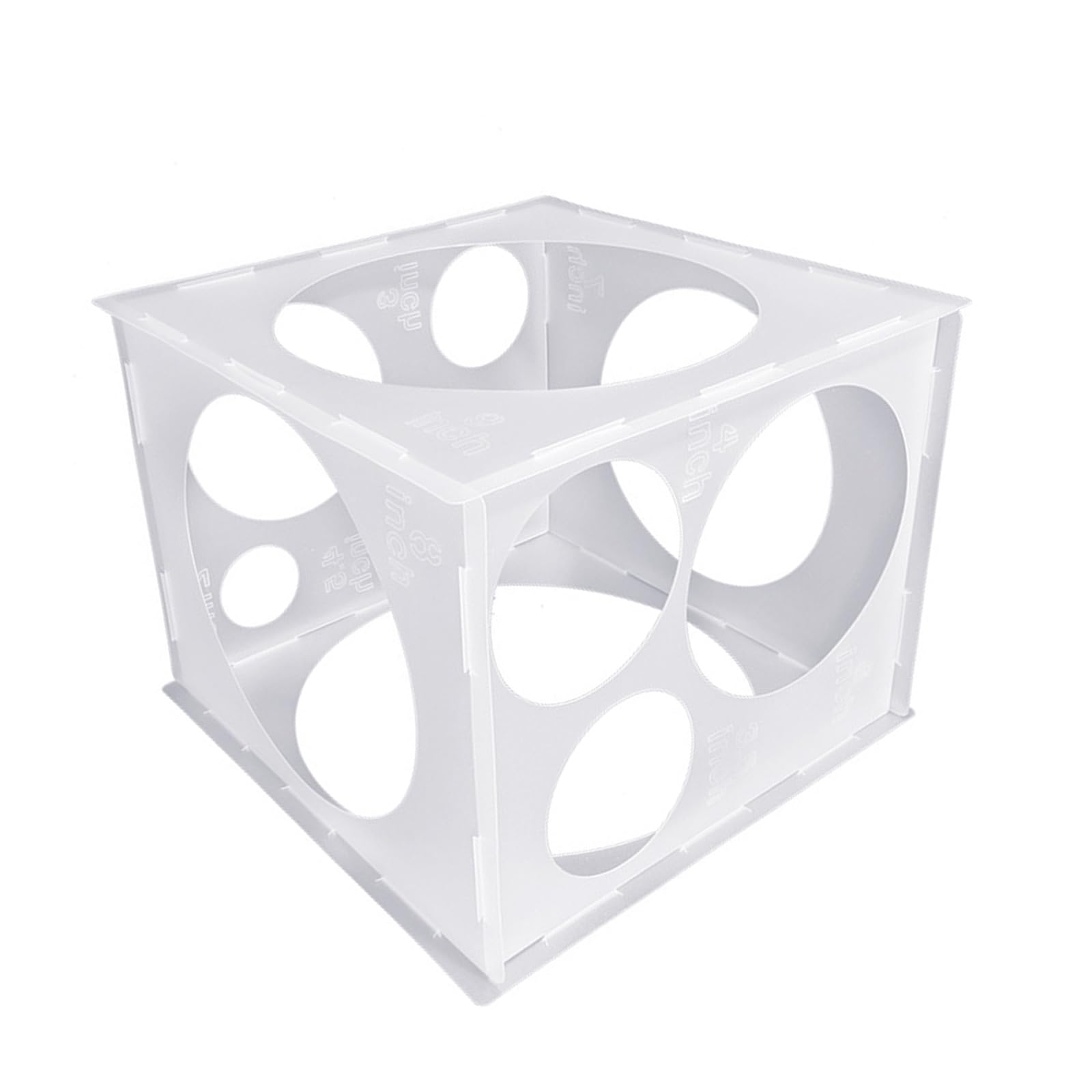 2-10 Inch Balloon Sizer Box Cube Balloon Decoration Balloon Size Measuring Tool Balloon Measuring Tool