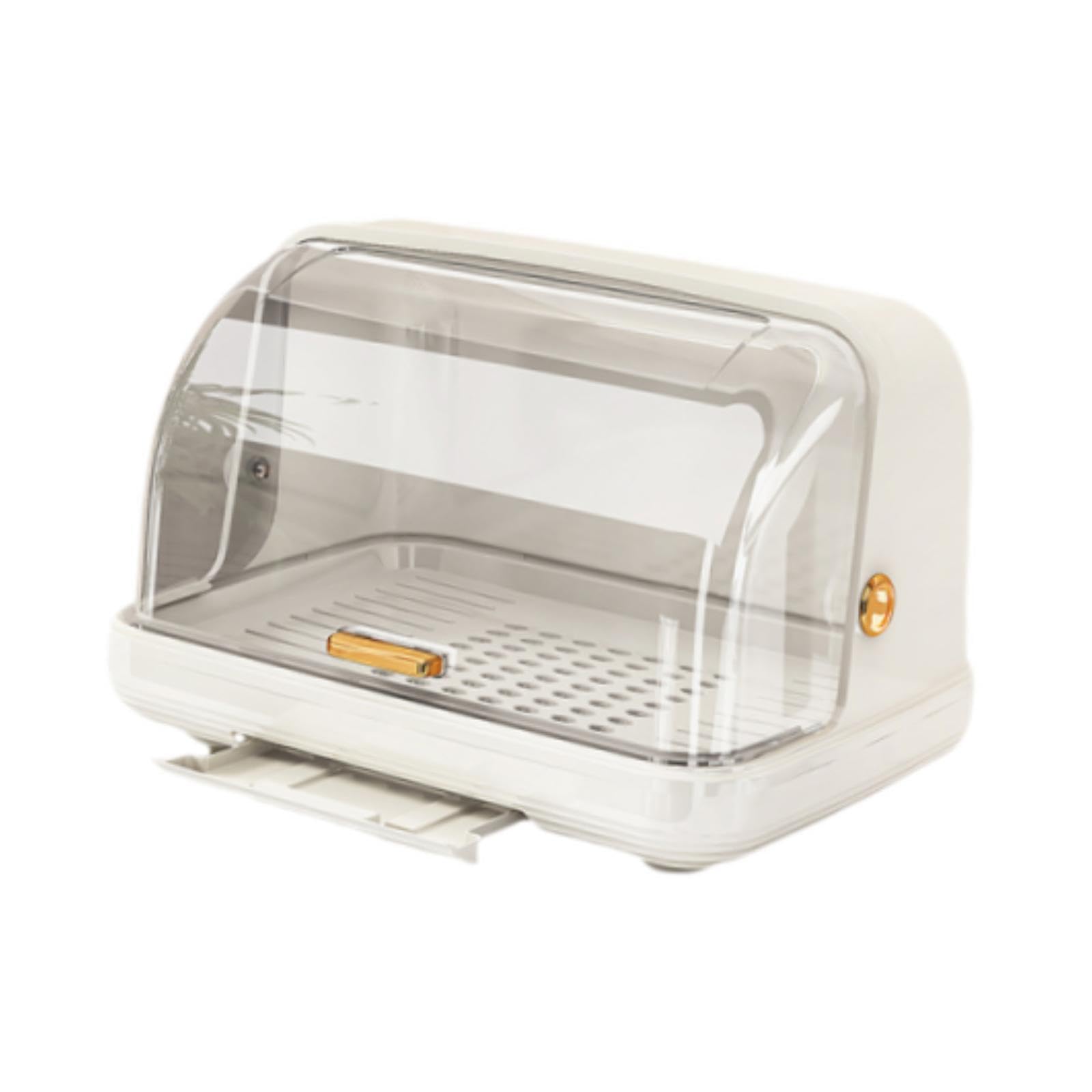 Estante para Biberones, Soporte para Biberones de Lactancia, Escurridor de Cubiertos con Tapa para Vasos Y Platos, Blanco, Individual