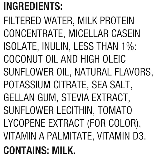 Image of Oikos 30g Protein Shake, Strawberry, High Protein Drinks, Shelf Stable, Ready to Drink, 5g Prebiotic Fiber, 12 fl oz Bottle, 4 Count​