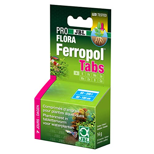 JBL ferrotabs 30 Compresse di Fertilizzante per Piante acquatiche 14 g