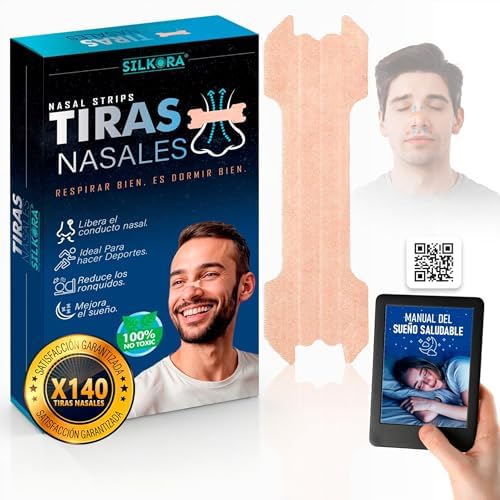 140-SUPER PACK| Tiras Nasales PREMIUM SILKORA® | Tiras nasales an...