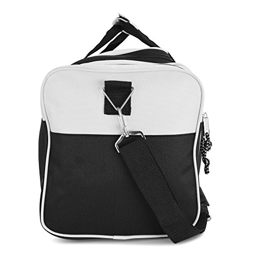 Image of DALIX 21 inch Sports Duffle Bag Gym Travel Pack in White