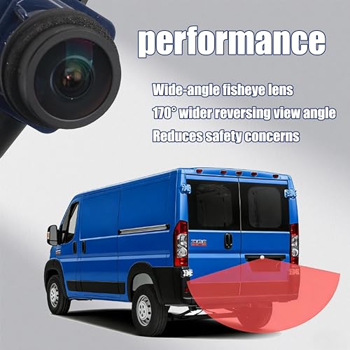 Image of No. 6MJ97ZZZAA Rear View Backup Reverse Parking Camera /Rear View Camera | Compatible with 2014-2021 Ram ProMaster 1500 2500 3500 Reverse Park Assist Camera Replace 6MJ97ZZAA 68288201AA 6MJ97TZZAA