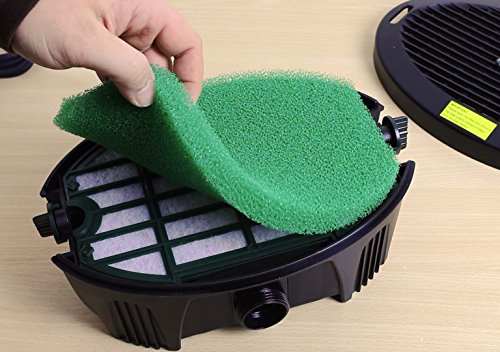 Pennington Aquagarden , Pond Filter For Ponds , Foam Filter Set , Polymer Wool Filter Pads , Pond Maintenance Kit , Suitable For Inpond 5 In 1 200 Gallon Model, White, Large (Fit 200) #TOP1