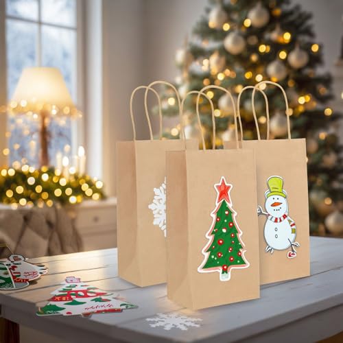 Juvale ZJQLG 50-Pack Small Brown Gift Bags thumb #1