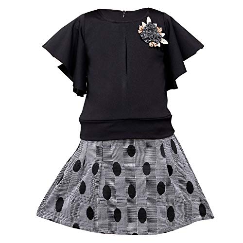 Image of Wish Karo Baby Girls Top and Skirt Dress For Girls-(stn751)