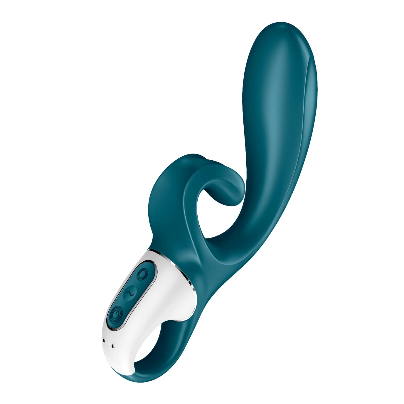 Hug Me Connect App Rabbit Vibrator | Ergonomic Flexible Adult Sex Toy | Dual Motors for Enhanced Clitoral Stimulation | Bluetooth and App Connectivity | Silent and Waterproof (IPX7)