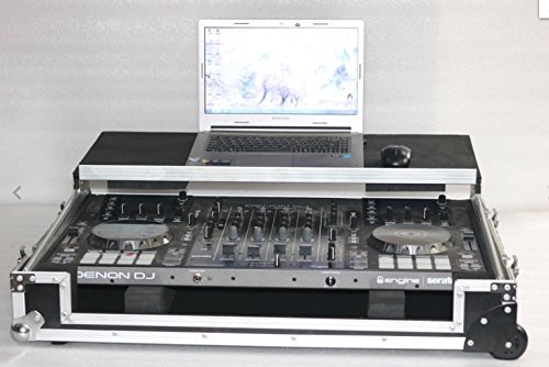 LASE ATA Style w/Glide Flight Case For DENON MCX8000 Serato Controller w Wheels