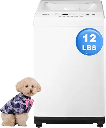SMETA Portable Washing Machine, 1.7 cu ft top-load