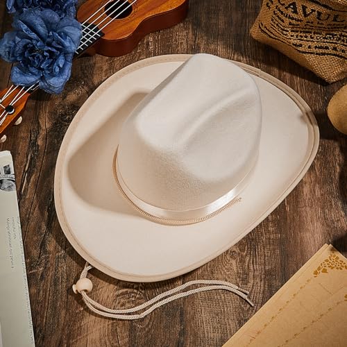 Hercicy Halloween Kids Cowboy Hat Cowgirl Western Hat for Boys and Girls Dress Costume, Bachelor Party Supplies4