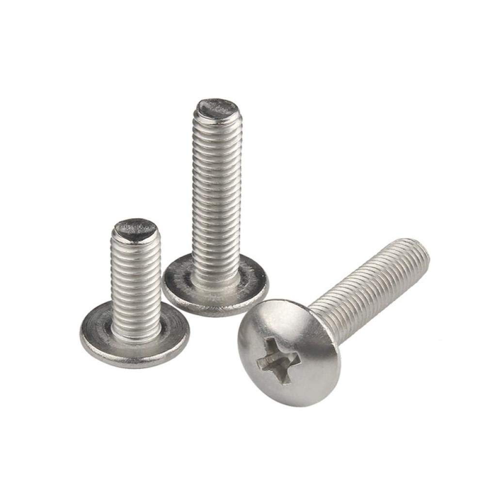 Round Head Machine Wire Big Umbrella Head Screw Mushroom Head Bolt National Standard M2M3M4M5M6 M6*12 5-M5*16【10pcs】