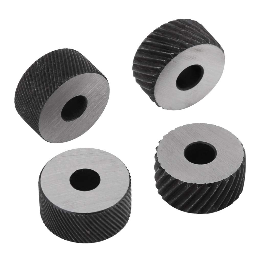 Juego de Moleteado de Doble Rueda, Acero Ajustable, 0.8mm/1.2mm Ruedas Lineales