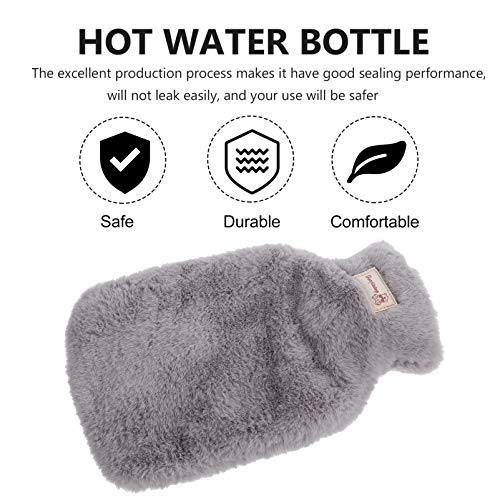 ARTIBETTER 800Ml Aquecida Garrafa de Água Quente Com Capa De Pelúcia Portátil Bonito Saco de Água Qu