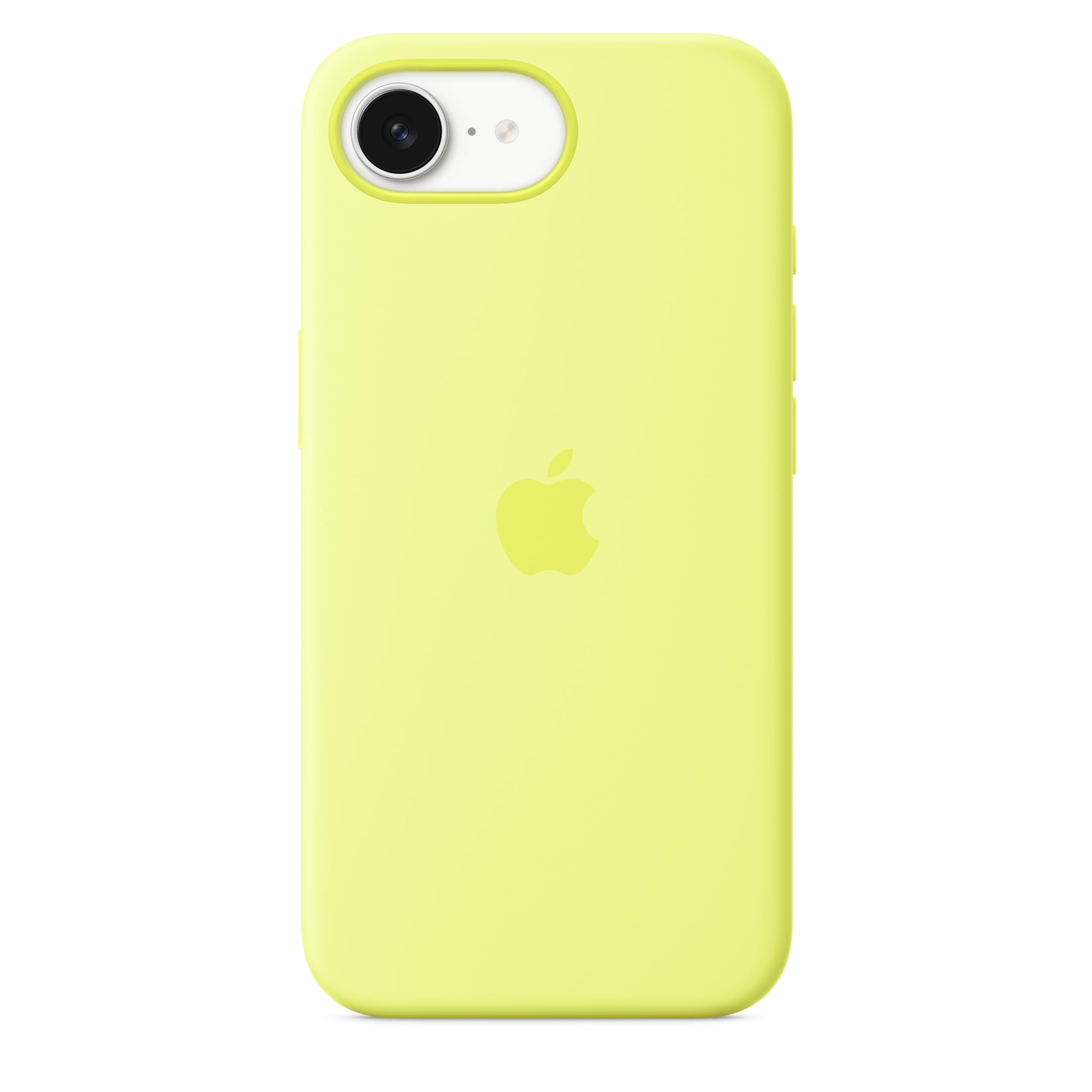 Photo 1 of Apple iPhone 16e Silicone Case – Neon Yellow ???????