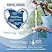 Waterdrop MWF Water Filter for GE® Refrigerators, Replacement for GE® MWF, SmartWater® MWFP, MWFA, GWF, HDX FMG-1, WFC1201, RWF1060, 197D6321P006, Kenmore® 9991, GSE25GSHECSS, WD-F13, 3 Filters