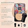 Air-Cushion-CC-Cream-Mushroom-Head-Foundation-Moisturizing-BB-Cream-Long-Lasting-Matte-Concealer-with-2PCS-Mushroom-Head-Sponges-Natural Mushroom Head Air Cushion CC Cream Foundation,Beauty Cream EXO TOO Moisturizing BB Cream, Long Lasting Matte Concealer with 2PCS Mushroom Head Sponges (Natural)