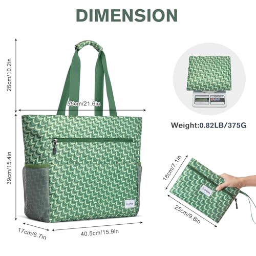 Image of G4Free Beach Bag, Waterproof Sandproof Beach Tote Bag, Large Capacity Foldable for Women