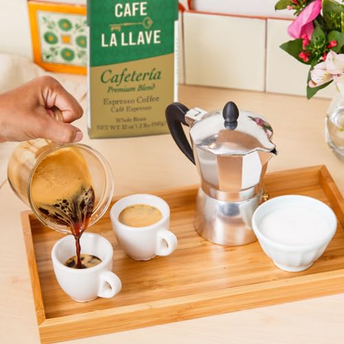 Cafe La Llave Whole Bean Espresso Coffee Premium Dark Roast 32 oz Bags Pack of 2 - Rich — view 4