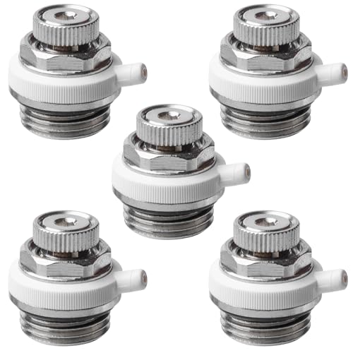 Aicharynic 5 Stück Heizkörper Entlüftungsventil, 1/2 Zoll Automatisches...