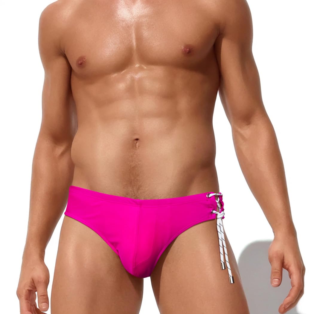 RQPYQF Bañadores Slip Hombre Bañador de Natación Slip Pantalones Cortos de Natación Slips Traje de Surf de Baño para Playa Piscina Secado Rápido YK2430