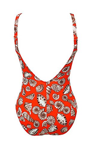 Rosa Faia Marle Women`s One-Piece Swimsuit, ANI-7866, 08C, Coral2