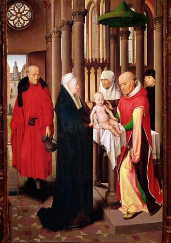 Tableau Impressions d'art Mural Hans Memling pour Créer une Ambiance Cosy de Chambre 60x90cm