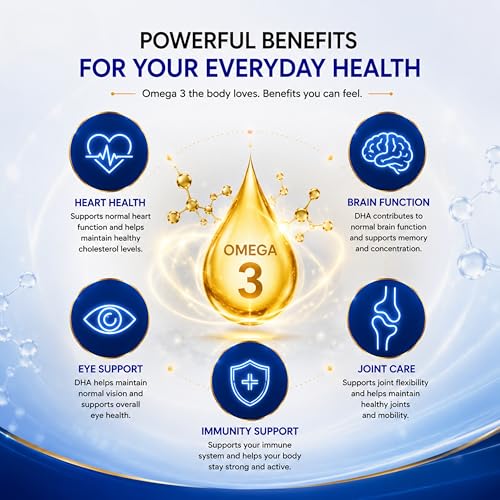 Image of Omega Liquid | Pure Icelandic Salmon Fish Oil | 1195mg Omega-3 EPA 678mg DHA 430mg + Vitamin D3 | Patented High-Absorption Triglyceride Form | No Fishy Burp | Heart, Brain & Joint Health