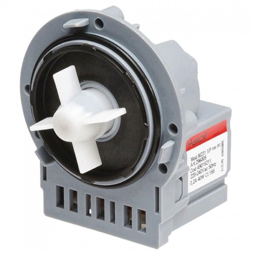 POMPA SCARICO LAVATRICE ASKOLL 40W - UNIVERSALE- ARISTON REX CANDY WHIRPOOL BEKO - Rossi Ricambi - Foto 11