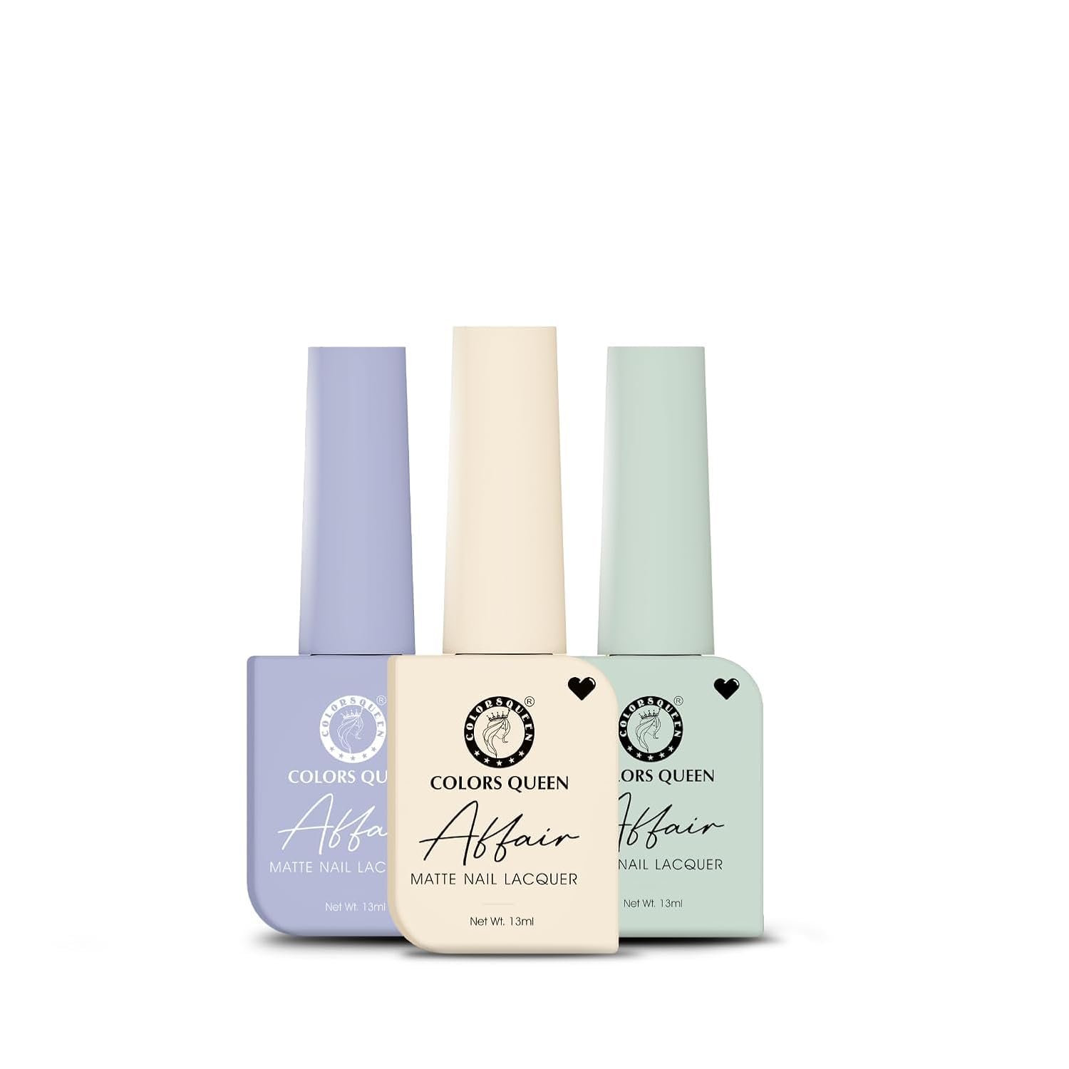 PREMIUM Affair Nail Polish - 10 Moon Mist, 13ml | Quick Drying, Long Lasting Formula, One Coat Nail Polish | Chip Resistant, No Harmful Chemicals, Semi Matte Nail Polish for Women SH-7711-image-41