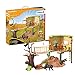 SCHLEICH 42507 Spielset - Wild Life Abenteuerstation (Wild Life), Mix