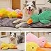 YeahBoom Anti Stress Ente Hund,Hundespielzeug Ente,Quietschspielzeug Hund Kuscheltier,Unzerstörbares Kuscheltier für Hunde,Dog Toys für Kleine, Mittlere, Große Hunde