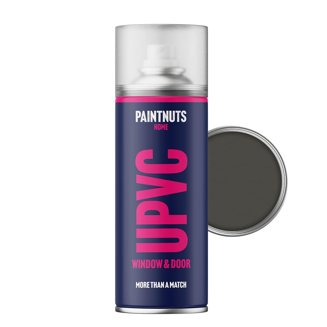 Paintnuts Umbra Grey Upvc Window & Door Paint - Ral-7022 - Gloss 400Ml Spray Can