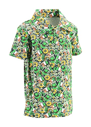 Image of Unique Baby Moisture Wicking Kids Polo Shirts for Toddler Boys Polo Shirt