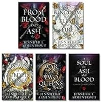Blood and Ash Complete Series Collection Set, Books 1-5. From Blood and Ash, A Kingdom of Flesh and Fire, The Crown of Gilded Bones, The War of Two Queens, A Soul of Ash and Blood