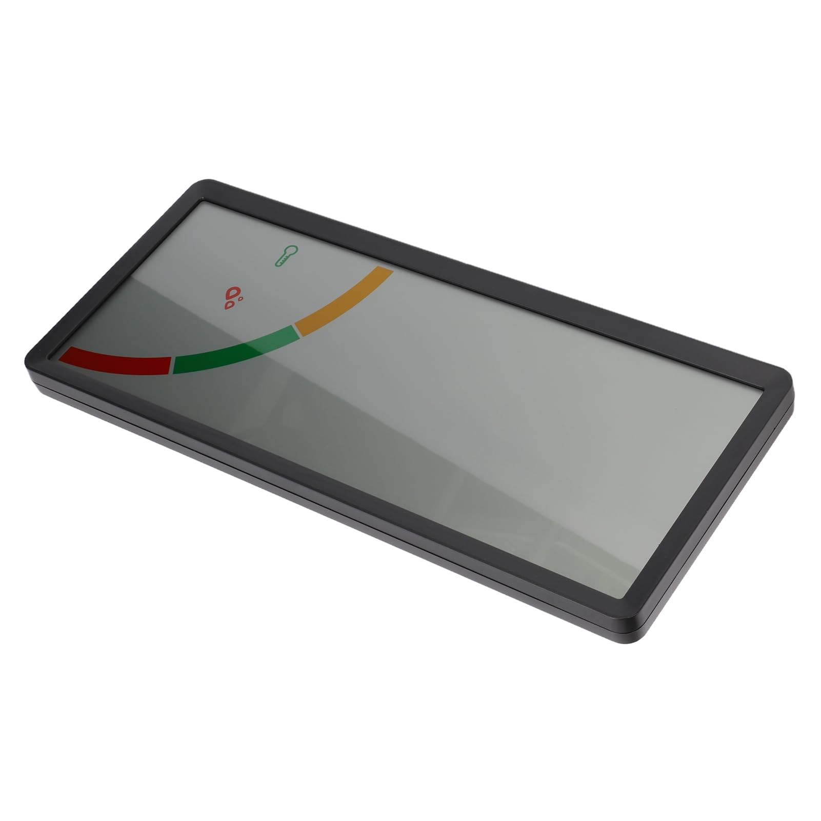 Sxhlseller Orologio da Parete LCD a Batteria con umidità della Temperatura |Calendario Digitale di Grandi Dimensioni per Soggiorno, Display 12/24 Ore