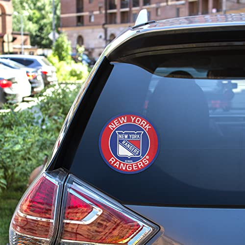 New York Rangers Die-Cut Vinyl Sticker Decal 5'' X 5''