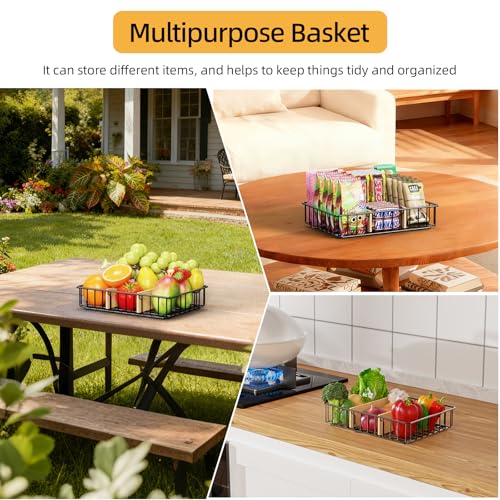 Cesta de frutas con 50% de descuento, organizador de cocina de 3 compartimentos - Image 5