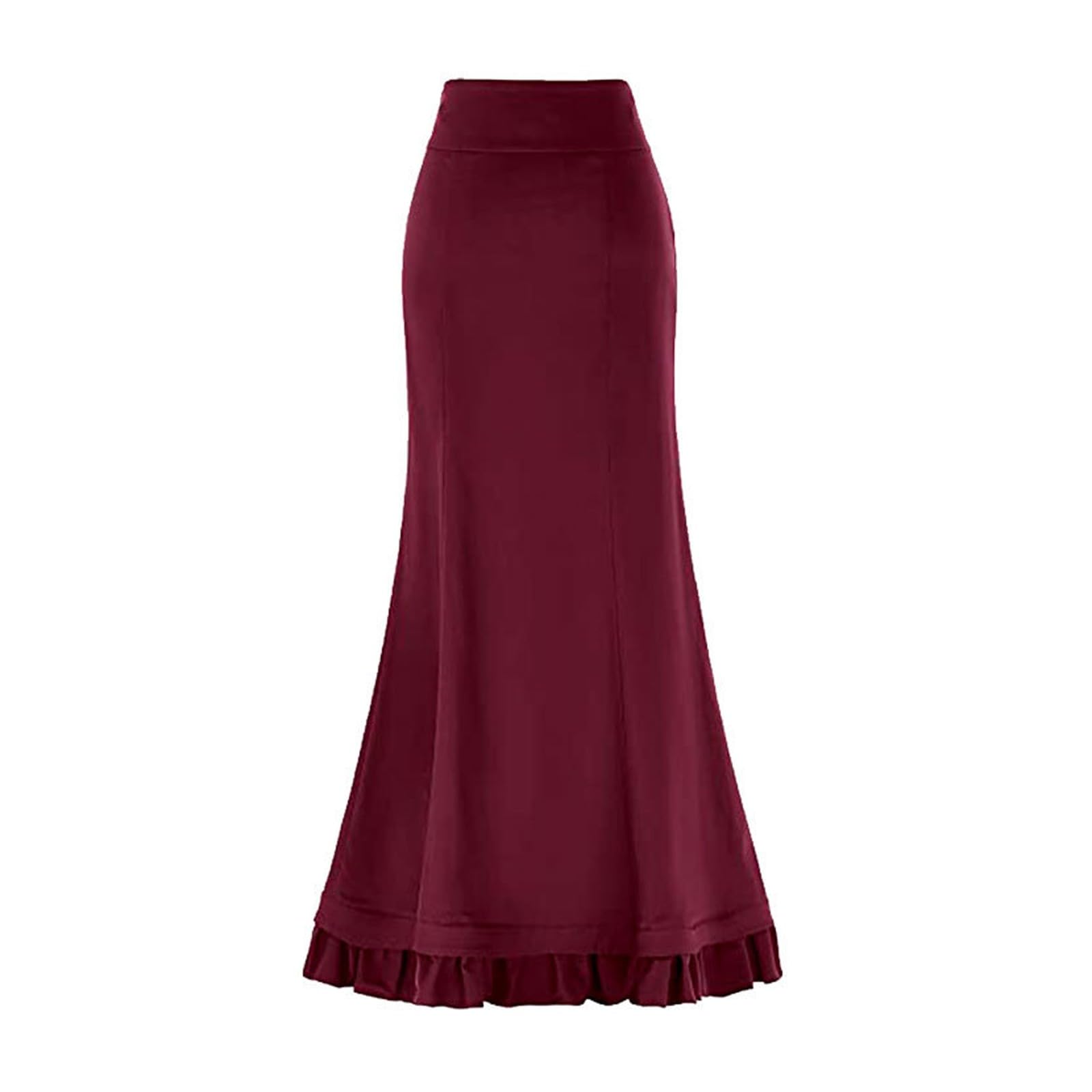 Cocila Jupes De Sapin NoëL Punk Slim Fit en Queue Poisson pour Femmes Noire Jupon Blanc Tulle Tutu Noir Red Skirt Noire Femmes Short Paillette Robe Princesse Adulte Sequin Longue